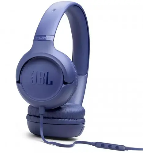 Слушалки, JBL TUNE 530C BLU USB-C Wired on-ear headphones - image 1
