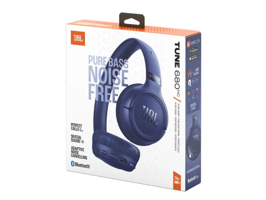 Слушалки, JBL TUNE 680NC BLU Wireless on-ear Noise cancelling headphones - image 9