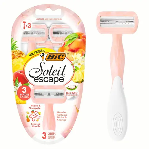 ΓΥΝΑΙΚΕΙΑ ΞΥΡΑΦΑΚΙ SOULEIL ESCAPE 3 ΡΟΔΑΚΙΝΟ/ΑΝΑΝΑΣ BL3 BIC - 1