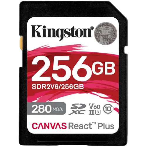 Κάρτα μνήμης Kingston Canvas React Plus V60 UHS-II 256GB - 1
