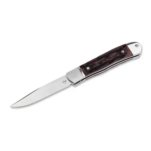 Briceag Böker Plus Hidden Release Trapper Appaloosa Bone - 1