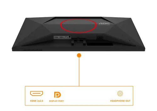 Монитор, AOC 27G4ZR, 27" Fast IPS WLED, 1920x1080@260Hz (OC, Native 240Hz), 1ms GtG, 0.3ms MPRT, 300cd m/2, 1000:1, Adaptive Sync, FlickerFree, Anti Blue Light, Tilt, Height Adjust, Pivot, Swivel, 2xHDMI, DP - image 2