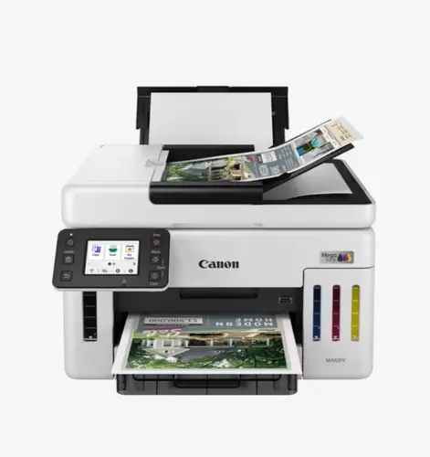 Мастилоструйно многофункционално устройство, Canon MAXIFY GX6140 All-In-One, White&Black - image 2