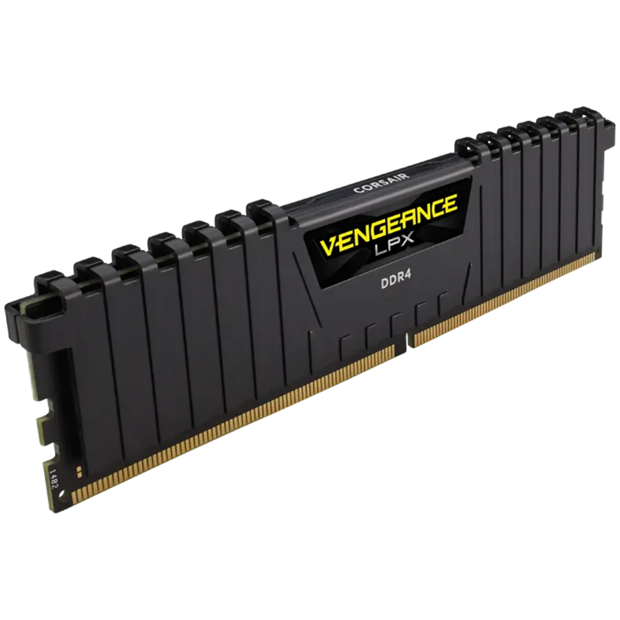 CORSAIR DDR4, 3200MHz 8GB 1x8GB Dimm, Unbuffered, Single Rank, 16-20-20-38, XMP 2.0, Vengeance LPX black Heatspreader, Black PCB, 1.35V - image 1