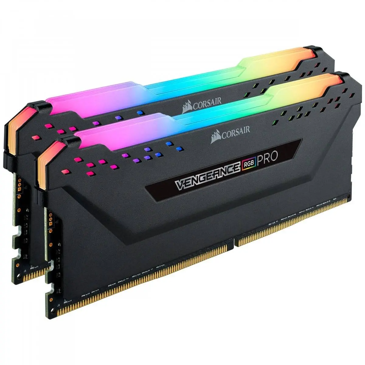 CORSAIR VENGEANCE RGB PRO 16GB (2x8GB) DDR4 3200 (PC4-25600) C16 1.35V Desktop Memory - Black
