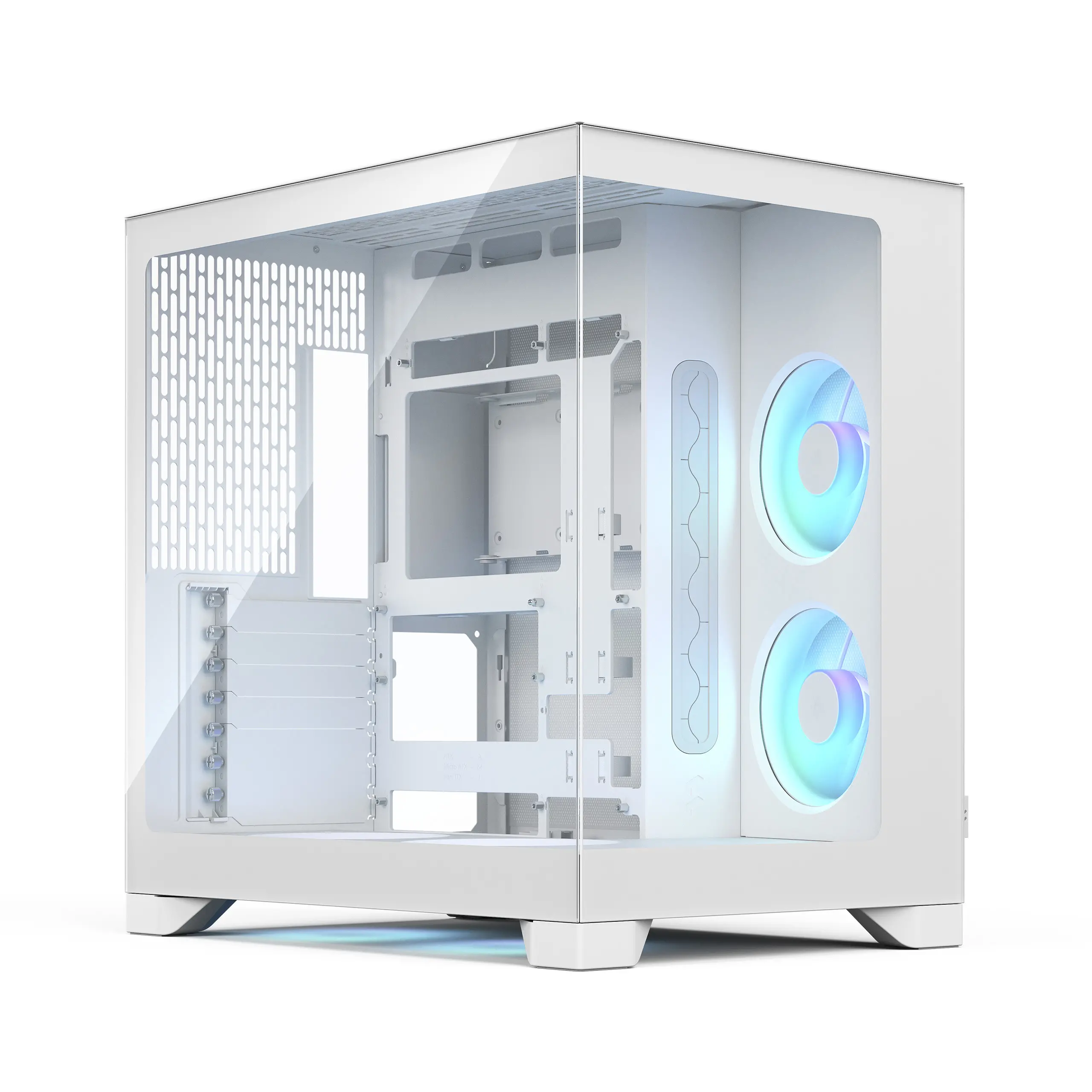 Кутия за компютър, FRACTAL DESIGN FD POP 2 VISION WHITE RGB