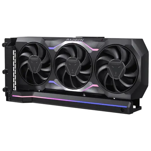 Phanteks Premium PCIe Gen 5 Vertical GPU Bracket, DRGB, with PCIe 5.0 Riser Cable - 220mm, Black - image 4