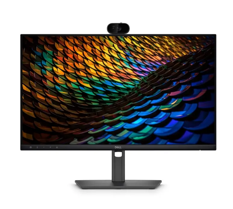 Монитор, Dell P2426HEB, 23.8" Conferencing Monitor, IPS Anti-Glare, 5ms, 120 Hz, 1500:1, 300 cd/m2, FHD 1920x1080, 99% sRGB, HDMI, Display Port, USB-C Hub, RJ45, Webcam, Mic, Speacers, KVM Switch, PD 90W, Height Adjustable, Pivot, Swivel, Tilt, Black - image 1