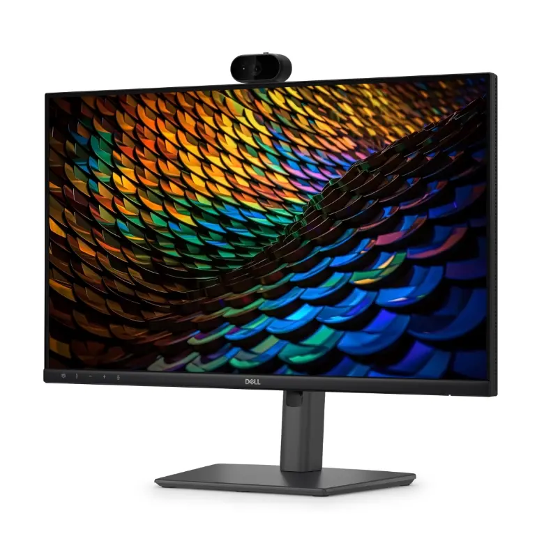 Монитор, Dell P2426HEB, 23.8" Conferencing Monitor, IPS Anti-Glare, 5ms, 120 Hz, 1500:1, 300 cd/m2, FHD 1920x1080, 99% sRGB, HDMI, Display Port, USB-C Hub, RJ45, Webcam, Mic, Speacers, KVM Switch, PD 90W, Height Adjustable, Pivot, Swivel, Tilt, Black - image 2