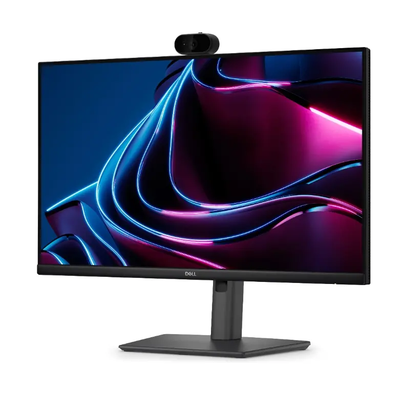 Монитор, Dell P2426HEV, 23.8" Webcam Monitor, IPS Anti-Glare, 5ms, 120 Hz, 1500:1, 300 cd/m2, FHD 1920x1080, 99% sRGB, HDMI, Display Port, USB-C Hub, RJ45, Webcam, KVM Switch, PD 90W, Height Adjustable, Pivot, Swivel, Tilt, Black - image 2