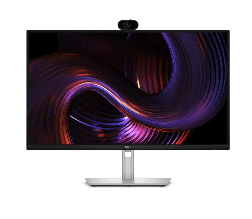 Монитор, Dell P2726DEV, 27" Webcam Monitor, IPS Anti-Glare, 5ms, 100 Hz, 1500:1, 350 cd/m2, QHD 2560x1440, 99% sRGB, HDMI, Display Port, USB-C Hub, RJ45, Webcam, KVM Switch, PD 90W, Height Adjustable, Pivot, Swivel, Tilt, Black - image 1
