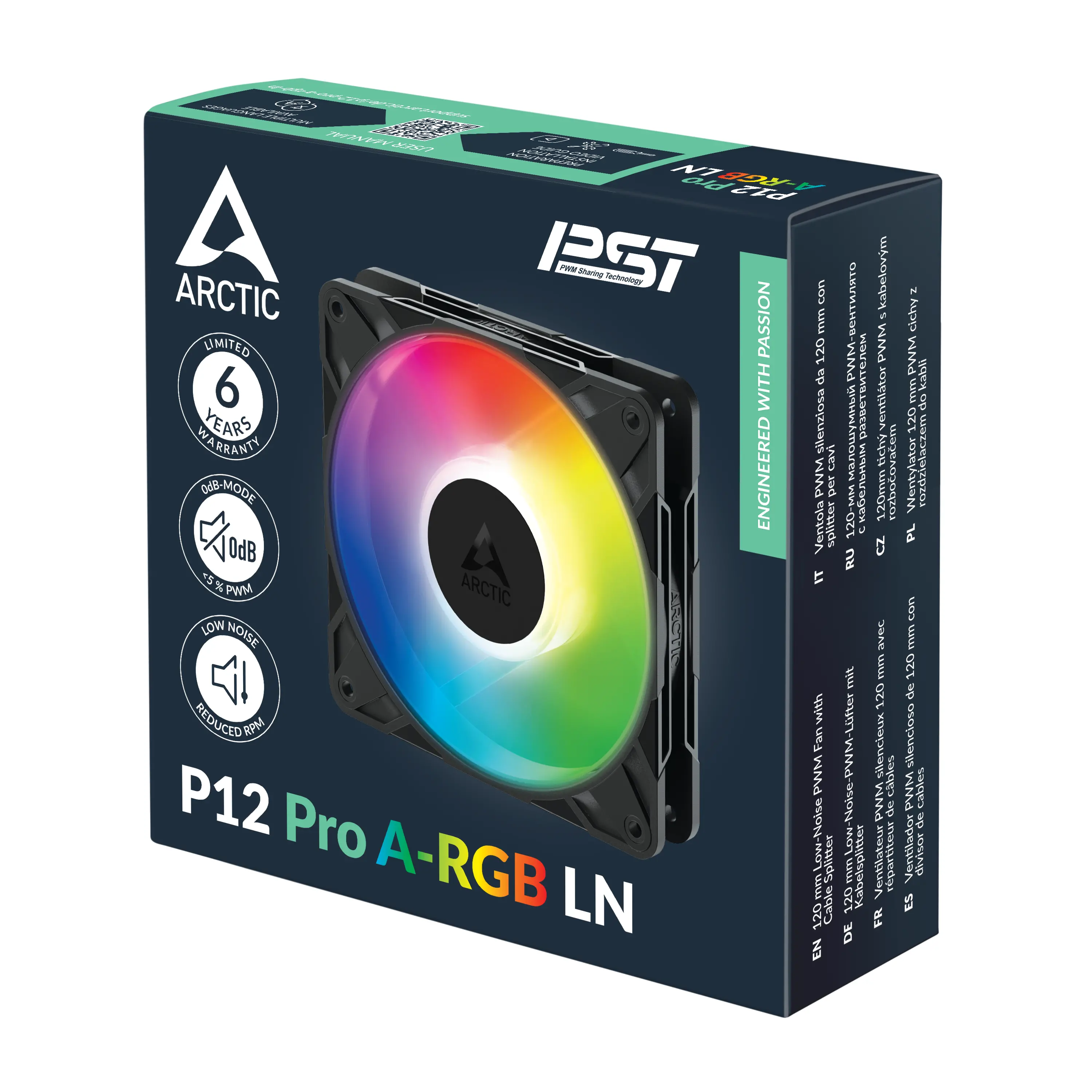 Arctic вентилатор Fan 120mm P12 Pro A-RGB LN (Black) - image 6