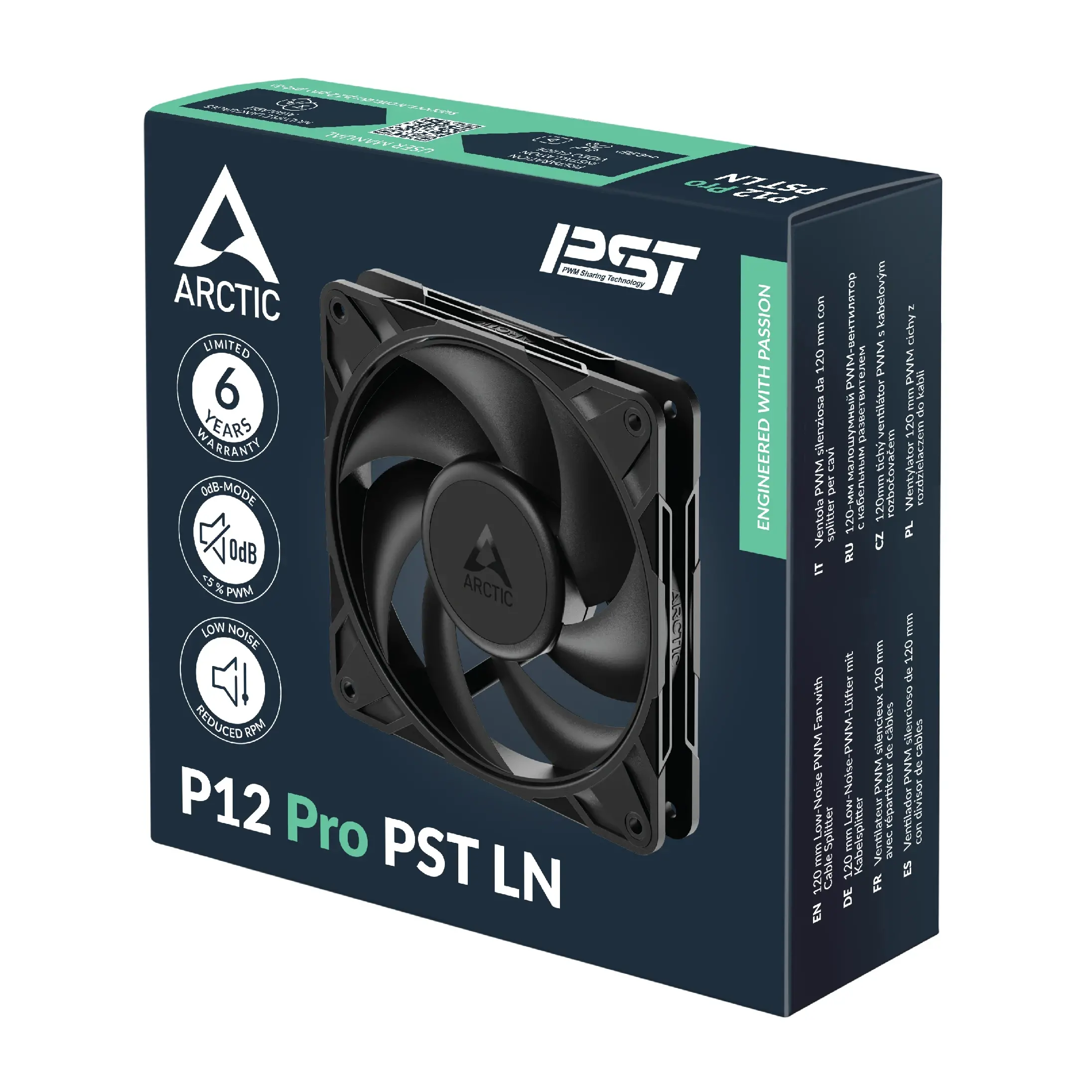 Arctic вентилатор Fan 120mm P12 Pro PST LN (Black) - image 12