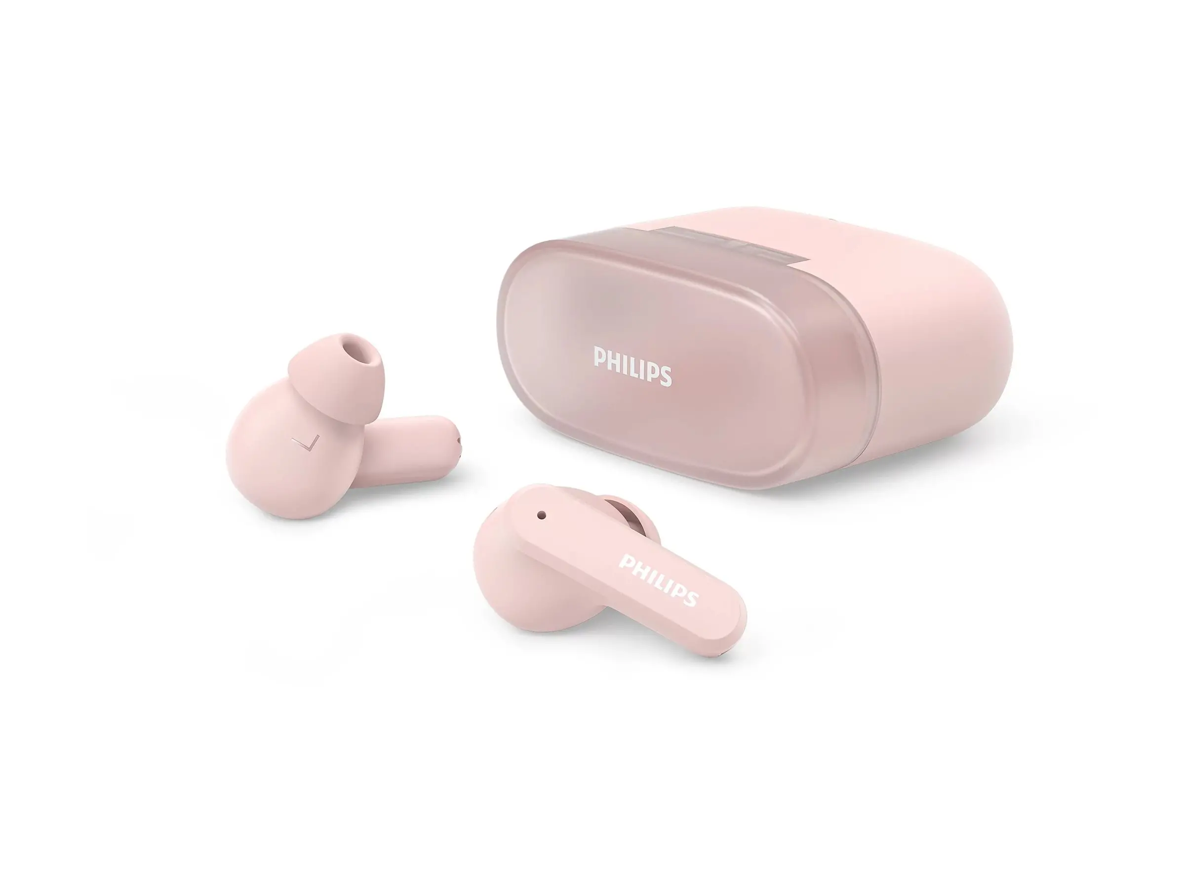 PHILIPS Ασύρματα ακουστικά ear-in με μικρόφωνο 32 ώρες αναπαραγωγής ροζ