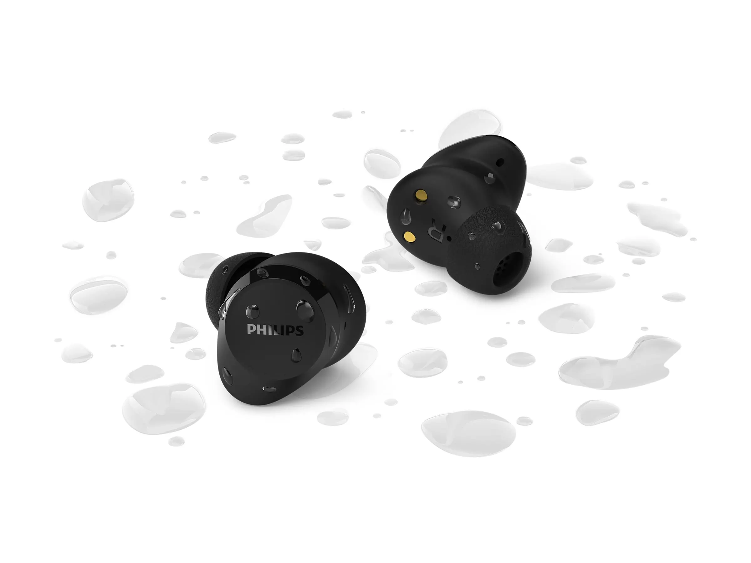 PHILIPS TWS Безжични слушалки за поставяне в ухото с микрофон IPX4 24 часа време на възпроизвеждане черни - image 7