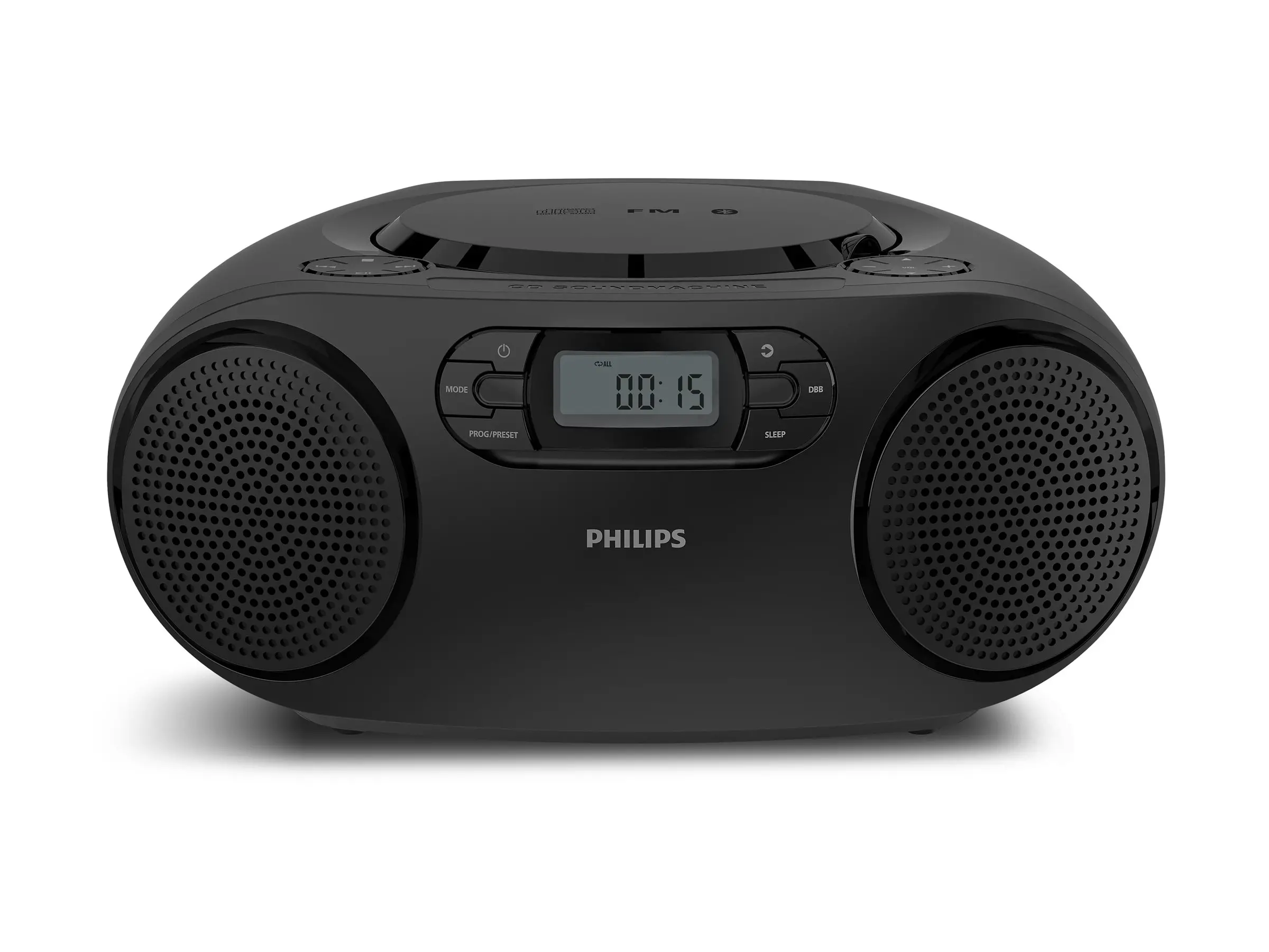 PHILIPS CD радиокасетофон FM/CD Bluetooth 3W RMS черен