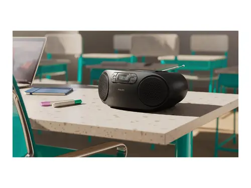 PHILIPS CD радиокасетофон FM/CD Bluetooth 3W RMS черен - 3