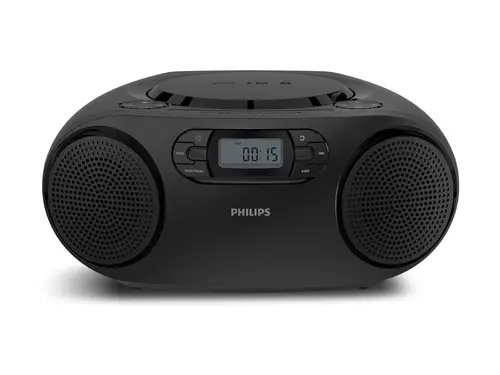 PHILIPS Ραδιοκασετόφωνο CD FM/CD Bluetooth 3W RMS μαύρο - 1