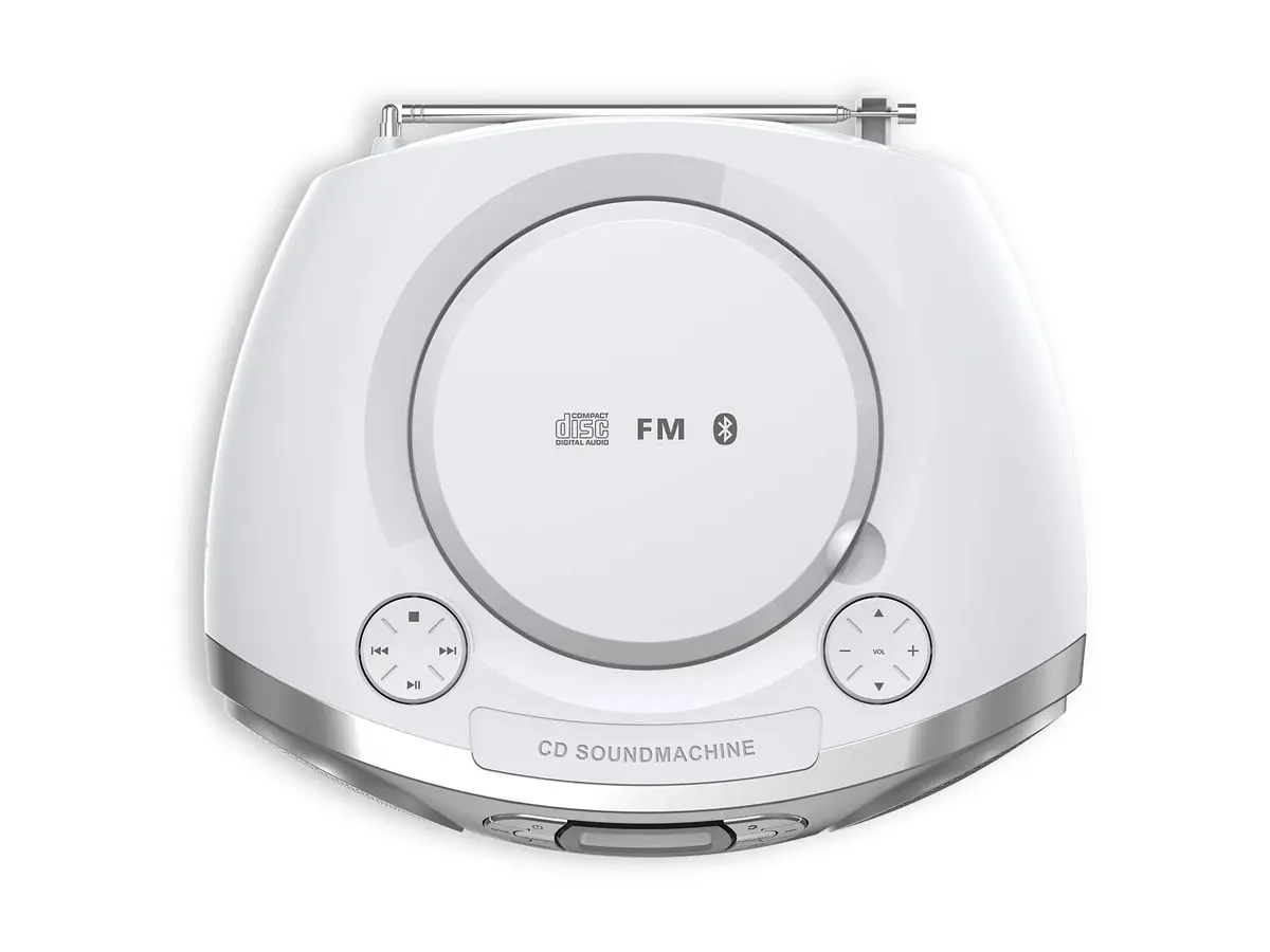 PHILIPS CD радиокасетофон FM/CD Bluetooth 3W RMS сив - image 2