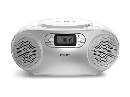 PHILIPS Radiocasetofon CD FM/CD Bluetooth 3W RMS gri - 1