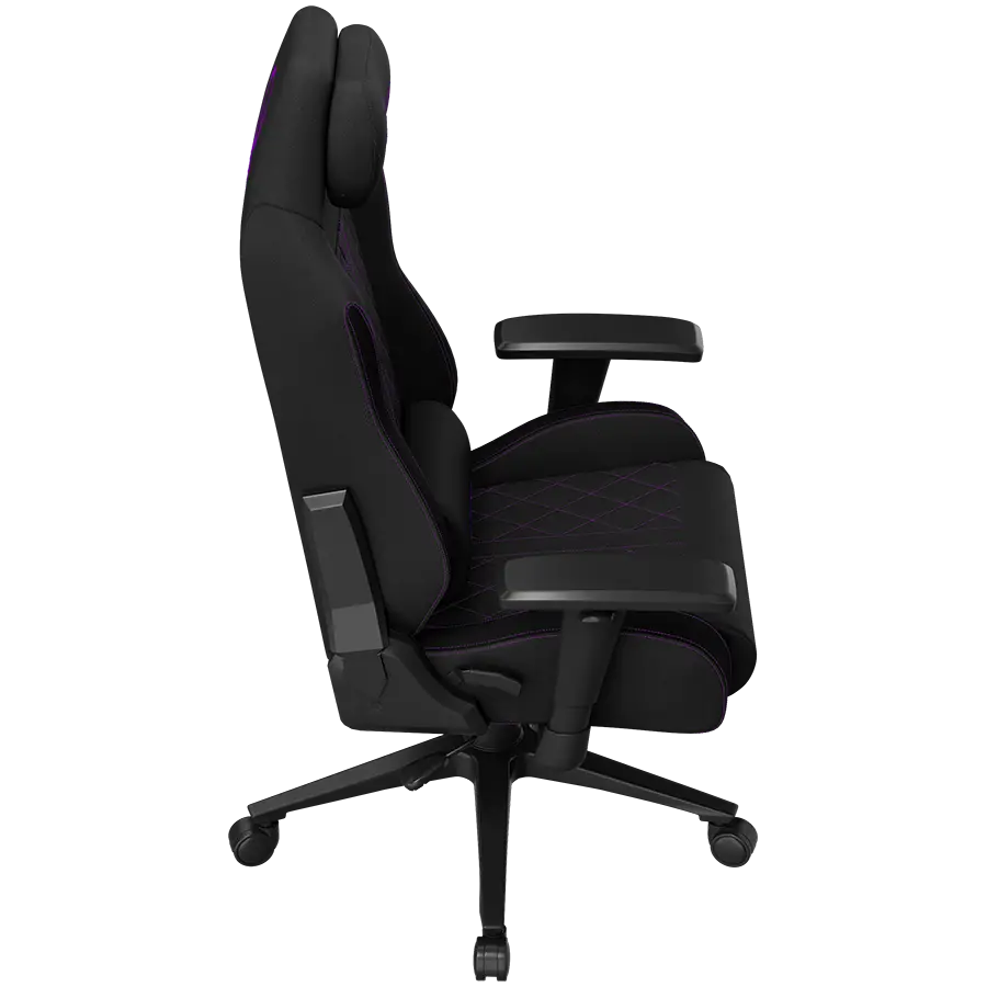 LORGAR CHA41, Ergonomic Gaming Chair Advanced, premium anti-stain fabric, Black/purple - image 11
