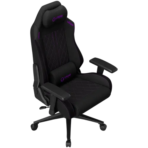 LORGAR CHA41, Ergonomic Gaming Chair Advanced, premium anti-stain fabric, Black/purple - image 13
