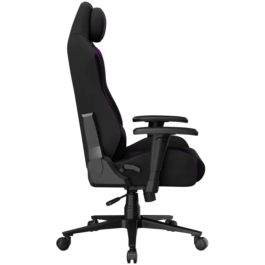 LORGAR CHA41, Ergonomic Gaming Chair Advanced, premium anti-stain fabric, Black/purple - image 14