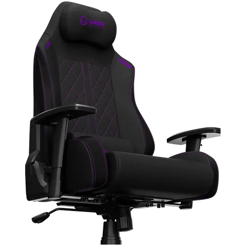 LORGAR CHA41, Ergonomic Gaming Chair Advanced, premium anti-stain fabric, Black/purple - image 16