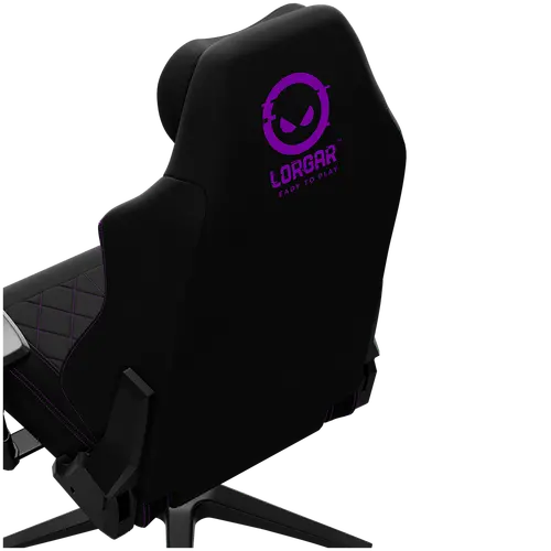 LORGAR CHA41, Ergonomic Gaming Chair Advanced, premium anti-stain fabric, Black/purple - image 19