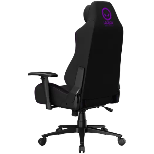 LORGAR CHA41, Ergonomic Gaming Chair Advanced, premium anti-stain fabric, Black/purple - image 6