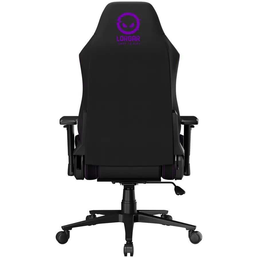 LORGAR CHA41, Ergonomic Gaming Chair Advanced, premium anti-stain fabric, Black/purple - image 8