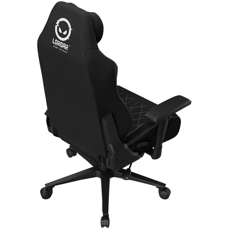 LORGAR CHA41, Ergonomic Gaming Chair Advanced, premium anti-stain fabric, Black/white - image 10