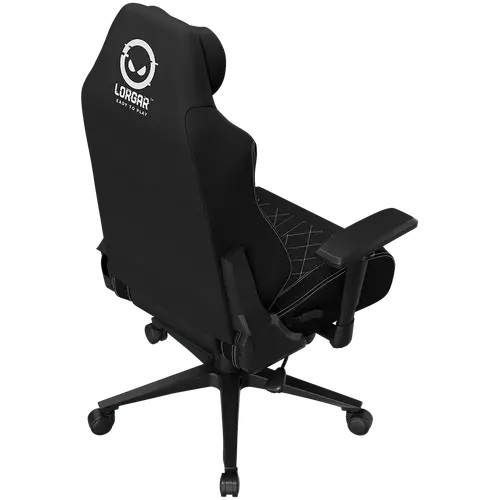 LORGAR CHA41, Ergonomic Gaming Chair Advanced, premium anti-stain fabric, Black/white - image 10