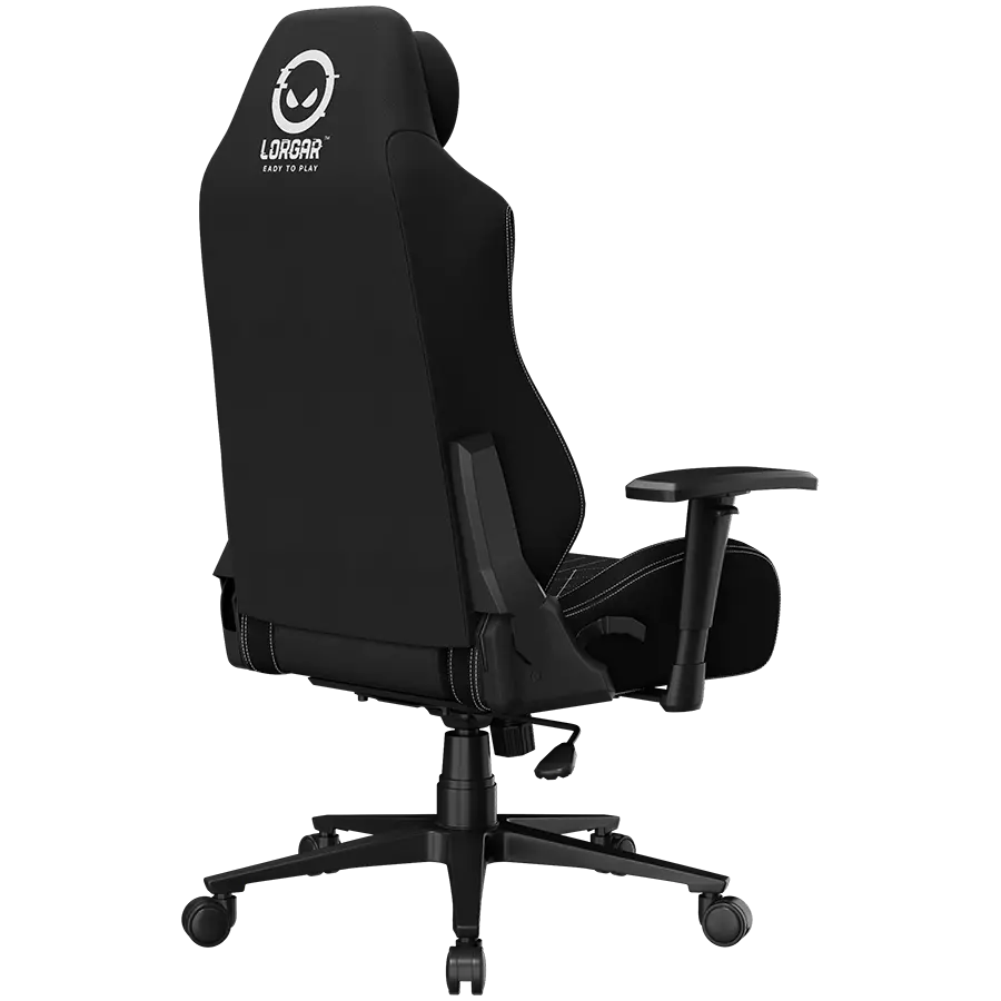 LORGAR CHA41, Ergonomic Gaming Chair Advanced, premium anti-stain fabric, Black/white - image 12