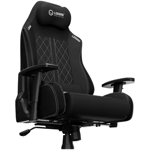 LORGAR CHA41, Ergonomic Gaming Chair Advanced, premium anti-stain fabric, Black/white - image 16