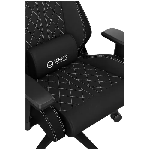 LORGAR CHA41, Ergonomic Gaming Chair Advanced, premium anti-stain fabric, Black/white - image 17