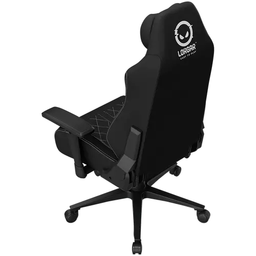 LORGAR CHA41, Ergonomic Gaming Chair Advanced, premium anti-stain fabric, Black/white - image 7