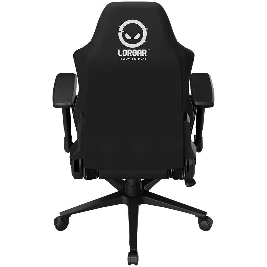 LORGAR CHA41, Ergonomic Gaming Chair Advanced, premium anti-stain fabric, Black/white - image 9