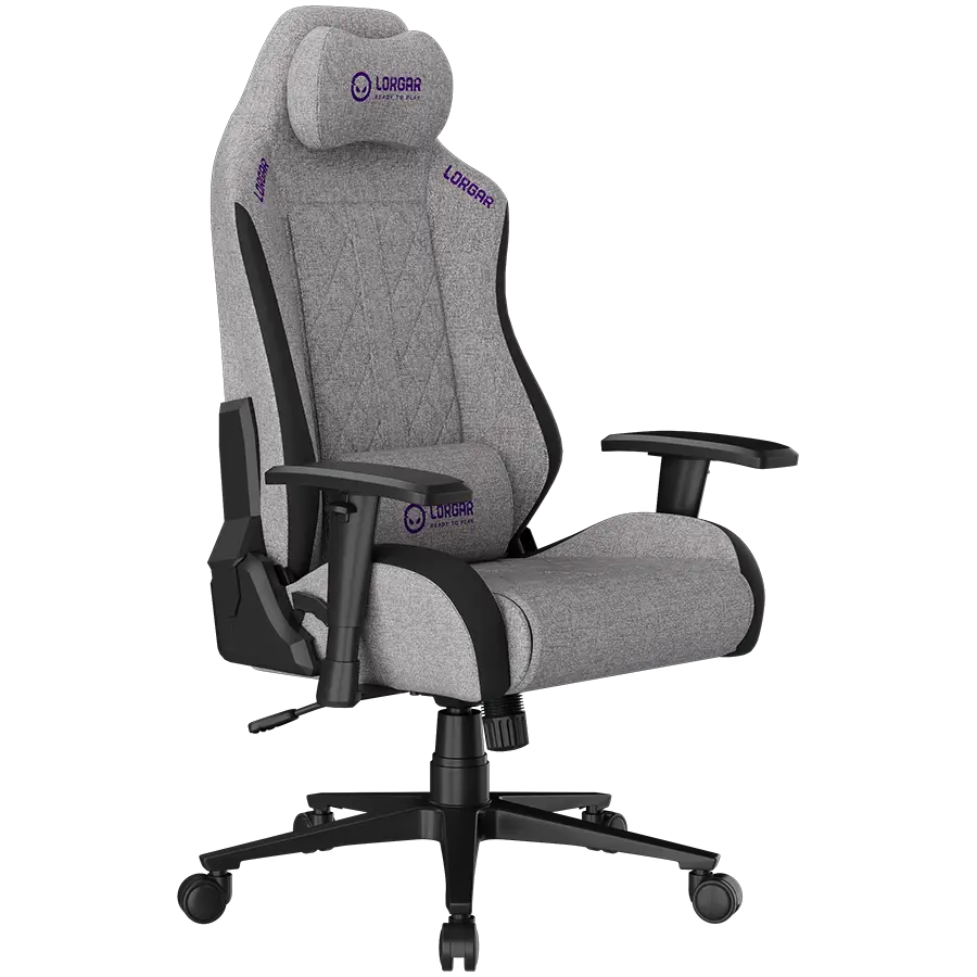 LORGAR CHA41, Ergonomic Gaming Chair Advanced, premium anti-stain fabric, Grey - image 13