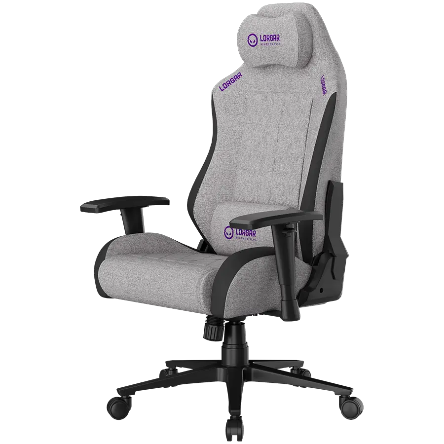 LORGAR CHA41, Ergonomic Gaming Chair Advanced, premium anti-stain fabric, Grey - image 14