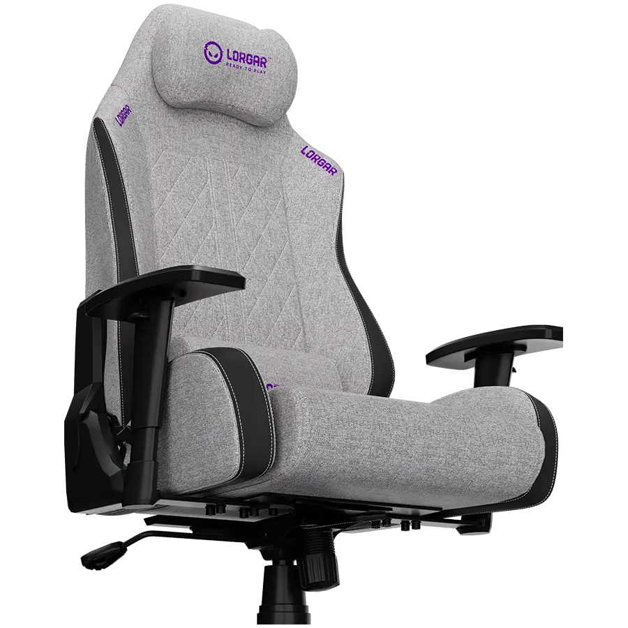 LORGAR CHA41, Ergonomic Gaming Chair Advanced, premium anti-stain fabric, Grey - image 16