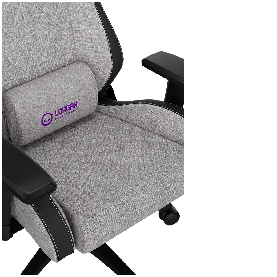 LORGAR CHA41, Ergonomic Gaming Chair Advanced, premium anti-stain fabric, Grey - image 17