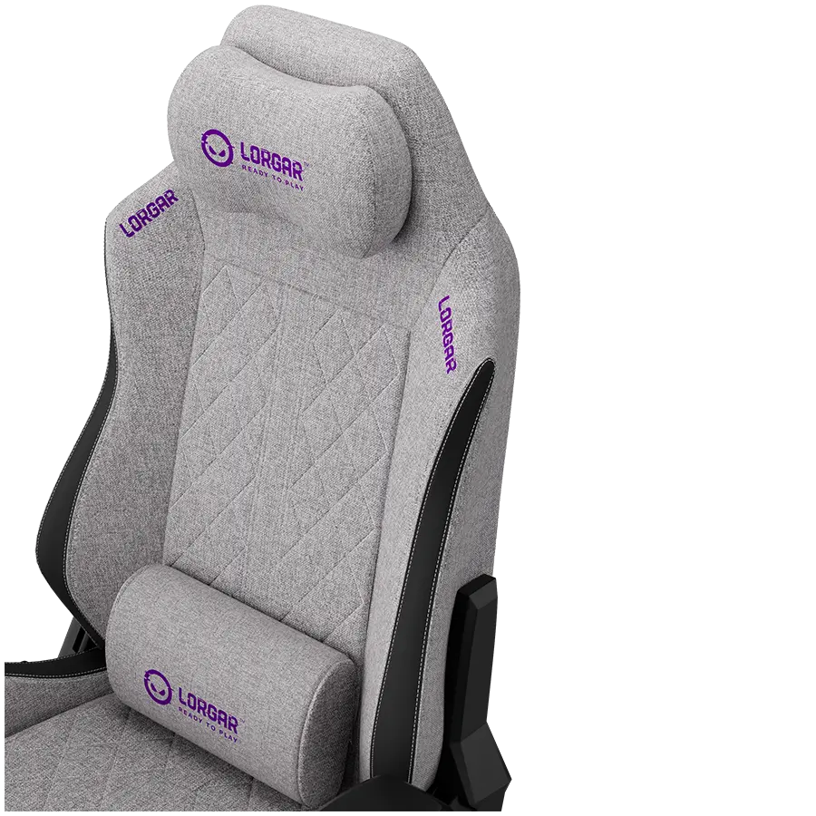 LORGAR CHA41, Ergonomic Gaming Chair Advanced, premium anti-stain fabric, Grey - image 18