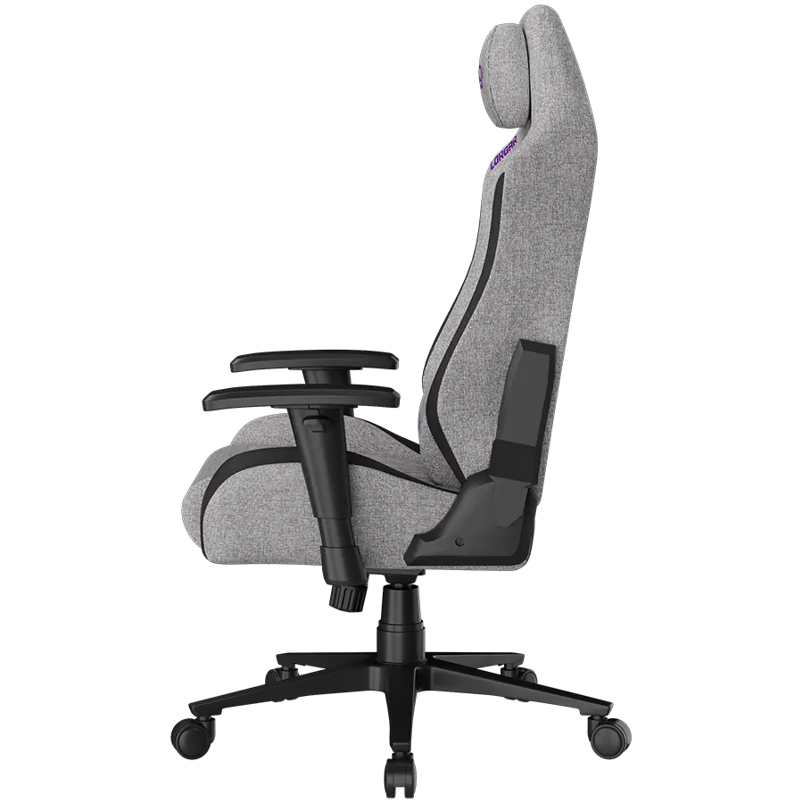LORGAR CHA41, Ergonomic Gaming Chair Advanced, premium anti-stain fabric, Grey - image 4