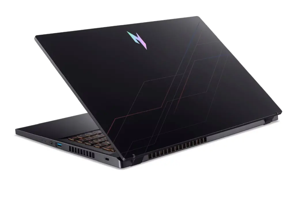 Лаптоп, Acer Nitro V 15, ANV15-52-59ZT, Intel Core i5-13420H (8C/12T, up to 4.7GHz, 12MB), 15.6" FHD IPS (1920x1080), 165Hz, 16GB DDR5 (1 Slot free), 512GB PCIe NVMe SSD, NVIDIA GeForce RTX 3050 6GB GDDR6, Wi-Fi AX, BT 5.2, HD Cam, KB Backlight, No OS, Obsidian - image 4