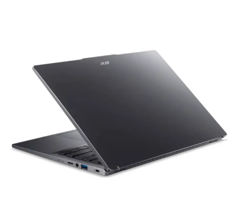 Лаптоп, Acer Swift Go SFG14-63-R1DP, AMD Ryzen 7 8845HS (up to 5.1GHz,16MB), 14'' CineCrystal OLED WQ2.8K 90Hz (2880x1800), AMD Radeon Graphics,16GB LPDDR5 onboard, 512GB SSD NVMe, 50Wh, WIFI6E+BT5.3, QHD Cam, MicroSD Reader, Win 11 Home, Backlit KBD, Steel Gray - image 3