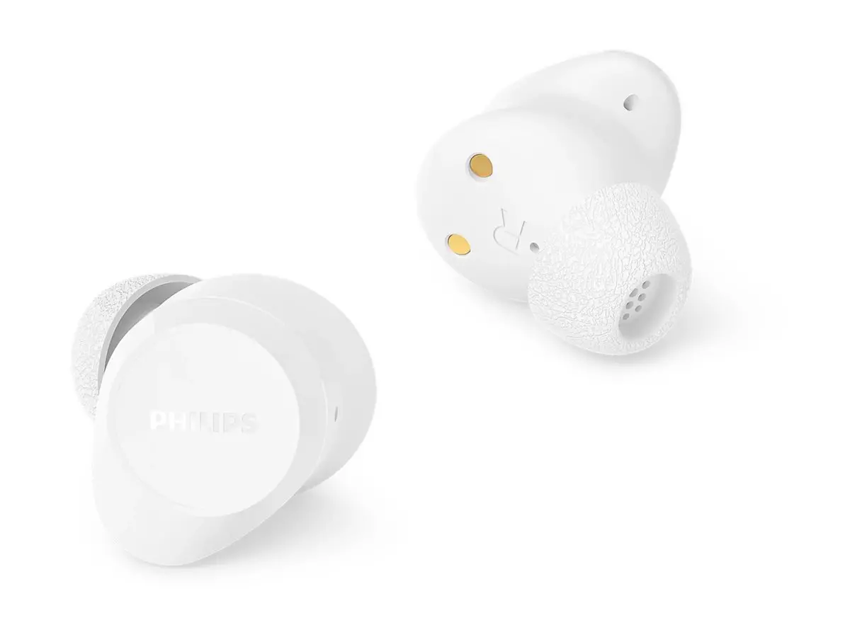 PHILIPS TWS Безжични слушалки за поставяне в ухото с микрофон IPX4 24 часа време на възпроизвеждане бели - image 6