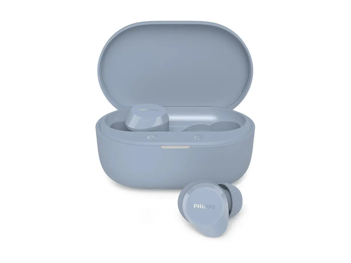 PHILIPS TWS Ασύρματα ακουστικά ψείρες με μικρόφωνο IPX4 24 ώρες αναπαραγωγής μπλε