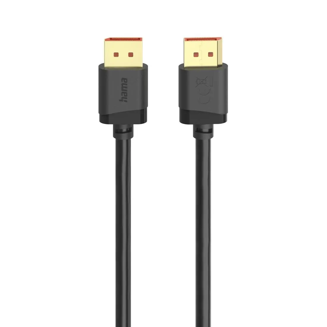 HAMA Кабел DisplayPort, DP 2.1, Ultra-HD 8K, 40 Gbit/s, 2 м - image 1