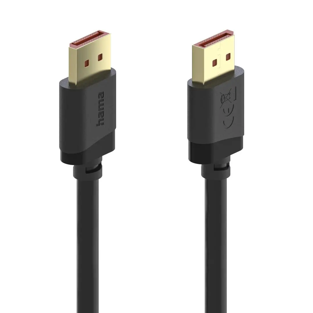 HAMA Кабел DisplayPort, DP 2.1, Ultra-HD 8K, 40 Gbit/s, 2 м - image 2